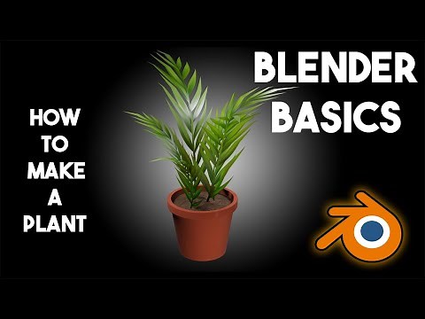 How to make a plant in Blender