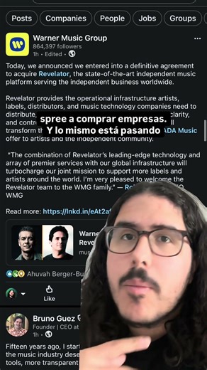 Warner Music Group announces acquisition of Revelator, the white label distributor.