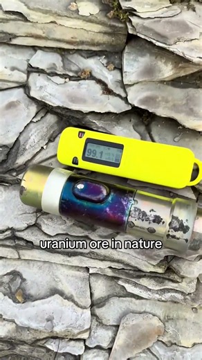 Unveiling Uranium Ore in Nature: Discover the Power of Radiation! #uranium #radioactive #nuclear