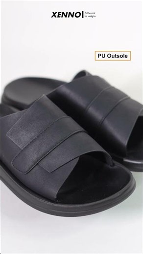 Men's Genuine Leather Slide Sandals । Imported Men's Leather Slides
