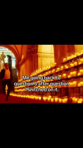 Me Going Back to Question 3 After Question 7 Snitched on It - Relatable TikTok