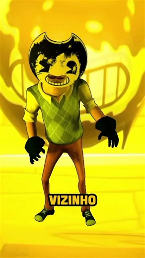 The unexpected and forgotten crossover of Bendy x Hello Neighbor... | #shorts
