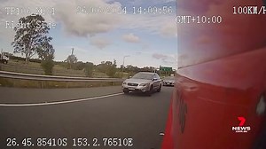 Dashcam footage has captured the moment a tailgating driver gets brake-checked, causing a huge smash involving multiple cars and trucks 👀🤯 FULL STORY>>> https://bit.ly/3xEkEQ4 | Caboolture Herald