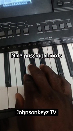 Learn nice gospel passing chords #musicians | Johnsonkeyz Piano Hub