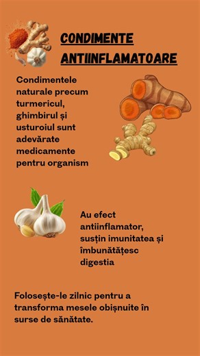 Condimente Antiinflamatoare – Puterea Naturală a Vindecării din Bucătărie Sănătate #ViațăSănătoasă