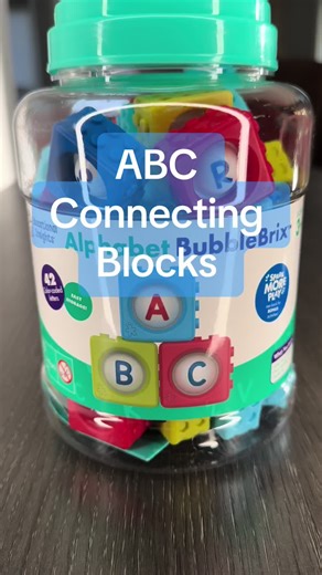 These ABC Brick Blocks are so much fun! @Educational Insights If you have a toddler thats starting to identify letters or learning to combine 3-4 letters to make a word, these blocks are perfect! You can also pop the letter back and forth for some sensory fun! These blocks are great to use at home or the classroom. Click the link to purchase. Makes a great birthday gift. Easy to travel with for on the road fun!! ❤️Follow for more educational toys and strategies! #finemotorplay #toddlerlearning #