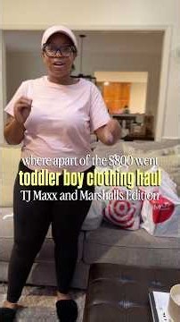 TODDLER BOY CLOTHING HAUL | TJ Maxx and Marshall’s clothing haul #haul #budgetfriendly #toddlerboy