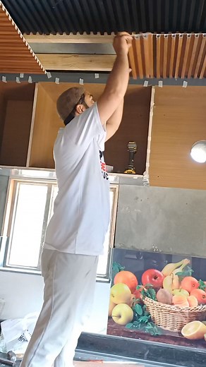88K views · 613 reactions | Kitchen Ceiling mai zaroor pvc louvers lagaye 樂❤️ #pvc #professional #louvre #decor | Valley Home designs | Facebook