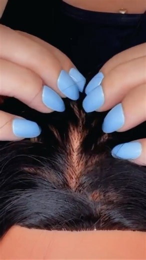 ASMR Ultra Slow Top Head Scratches 😴 #shorts #headscratches #asmr