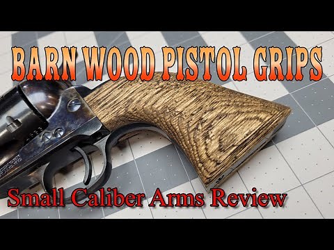 Barn Wood Revolver Grips - Making them by Hand!
