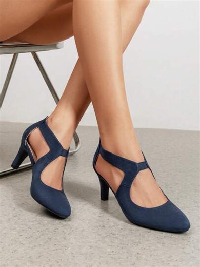 Women's Pumps Closed Pointed Toe Kitten Heels Elegant Party Wedding Dress Shoes For Women | SHEIN