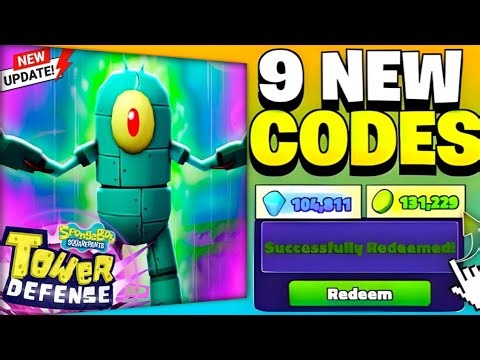 ⚡ NEW SPONGEBOB TOWER DEFENSE CODES SEPT 2025! 😱 GEMS & MYTHIC CHESTS | ROBLOX SBTD CODES 2025