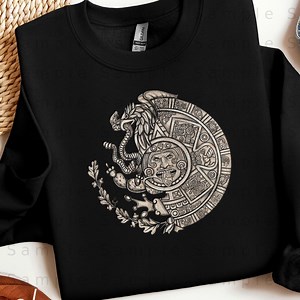 Aztec Calendar Halftone Digital Image, Mexican Eagle Art (digital Download) - Etsy Australia