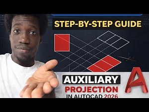 Step by step guide on how to approach auxiliary views in AutoCAD