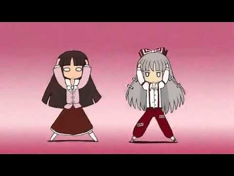 Touhou - Kaguya x Mokou's Kill Me Baby Ending Dance {1080p}