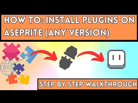 How to: Install plugins on Aseprite! [Step by Step walkthrough - Windows 10]
