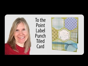 To the Point Label Punch Tiled Card