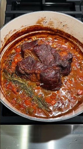 slow braised pot roast with garlic parm risotto🧄 #glutenfreerecipes #dinnerideas #potroast