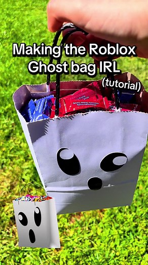 DIY Roblox Ghost Bag Tutorial
