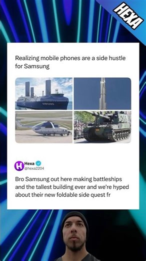Mobile phones are just side hustle for Samsung😅