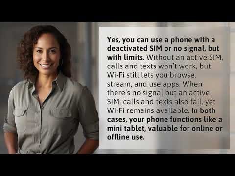 Can You Use a Phone with a Deactivated SIM or No Signal?
