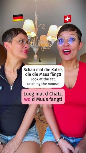 German VS Swiss German - Do you hear the difference?
