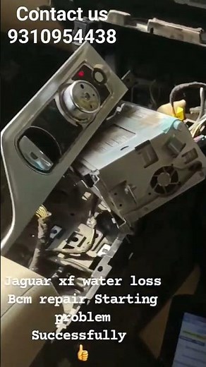 Jaguar xf water loss bcm repair starting problem and programming successful 👍