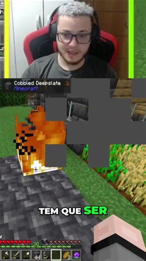 Minecraft: Segredo da Deep Slate 😱 #minecraft #buildingsimulation #gaming