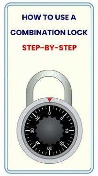 How to Use a Combination Lock ● Combination Lock Instruction ● Tutorial 10 30 20 ● #combinationlock