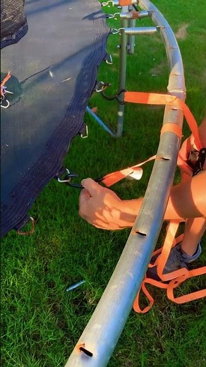 Trampoline Springs Installation Hack 2 #trampolinesprings