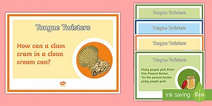 International Tongue Twister Day Posters