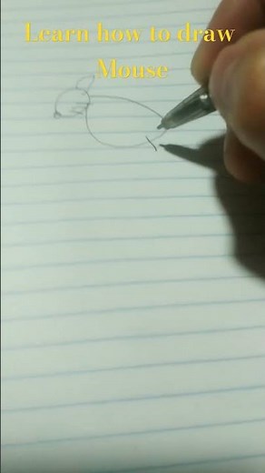 Learn How to Draw a Cute Mouse in Minutes! 🐭✏️