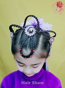 161K views · 7.3K reactions | cute floating herringbone braids for babies | Hair Show | Facebook
