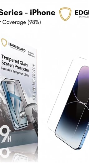 📖 Why did we spend 2 years developing this screen protector? As iPhone users, we deeply understand that every screen holds: • Precious photos and memories 📸 • Important work documents 💼 • Connections with family and friends 💬 A single scratch could bring heartache. This is the very reason why the EDGE GUARD Crystal series was created. 🔬 Our promises: • 9H hardness test – Over 1,000 scratch tests conducted • 98% light transmittance – Preserves the screen’s original colors • Bubble-free techn