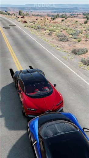 BeamNG Drive - Chiron vs Veyron