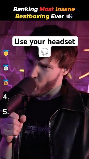 Ranking the most insane beatboxing ever made 🔊 #beatbox #viral