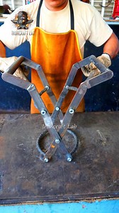 This DIY Gas Grabber Makes Moving Gas Cylinders Safe & Simple #reels #instagramreels #lifting #gascylinder #gasgrabber #grabbertool #handtool #handyman #metalworking #welding #fabrication #lifehacks | IronCraft Lab