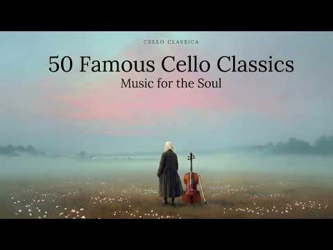50 Famous Classical Cello Masterpieces of All Time (no ads) | Schubert, Bach 🎻 Music for the Soul