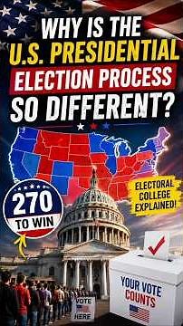 Why Is the U.S. Presidential Election So Different? 🇺🇸 | Electoral College Explained