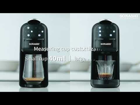 How to Use the Sonashi 3-in-1 Multi-Capsule Coffee Machine with Touch Function | Guide SCM-4985