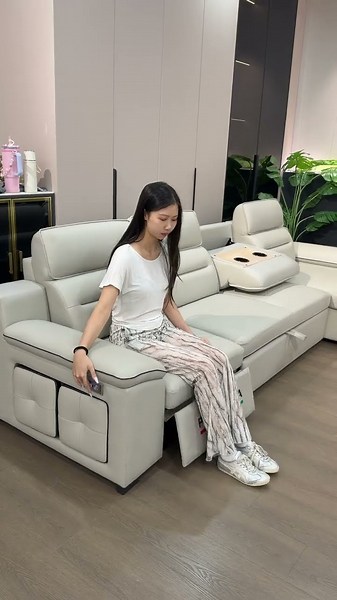 The Ultimate Smart Sofa? 🛋️ Unboxing the Future of Living #sofa #foryou #home #art #fyp #automobile