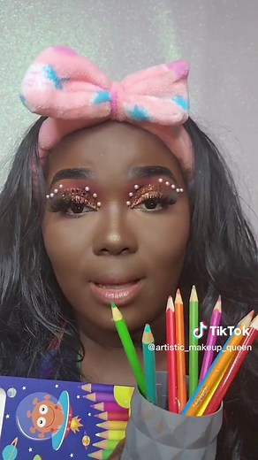 Crayola Pencil Lip Liner and Lipstick Hack | Artistic Makeup Queen