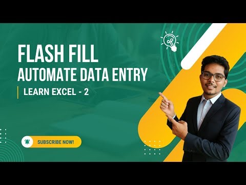 How to Use Excel Flash Fill | Beginner to Pro Shortcut #EXCELTIPS