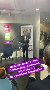 🤝 Formidable moment pour l’inauguration de notre local de campagne 💜 👉 Rdv au 46 rue Serpenoise 💜 #BertrandMertz #AlternativePourMetz #SouffleNouveauPourMetz | Bertrand Mertz Metz 2026