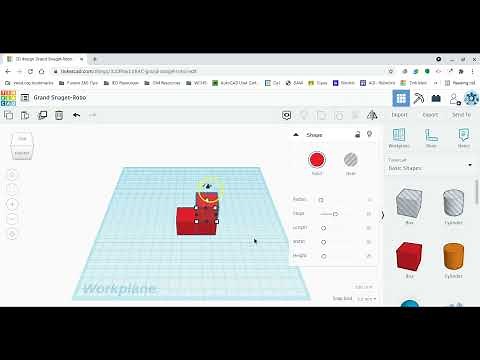 Isometric View 3D - TinkerCAD