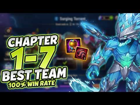Tidus Adventure Surging Torrent | All Chapter, 1-7 Best Teams | Hero Wars