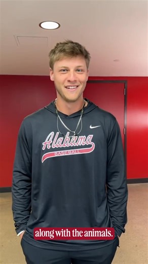 Just some wilderness dude 🤝🏕️ Alabama Baseball | University of Alabama Athletics
