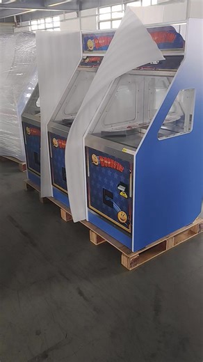 5 of our popular coin pusher machines are all packed up and ready to ship—off to bring some fun across the ocean! A big thanks to our awesome client for trusting us with their order | Coin pusher machine manufacturer