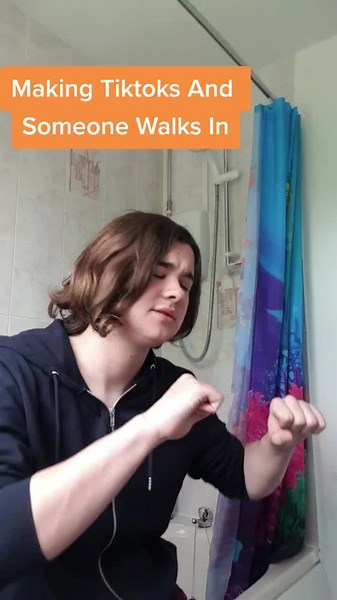 Making TikToks in a Bathroom: A Humorous Take