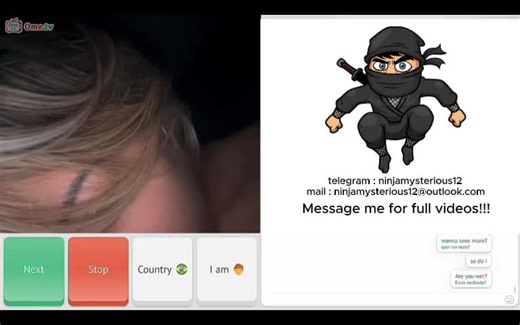 Omegle naughty brazilian model